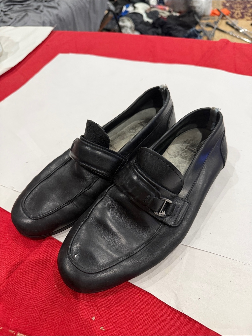 Salvatore Ferragamo Black Leather Penny Loafers - Picture 3 of 5